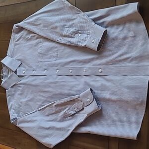 Men's Blue Striped Shirt